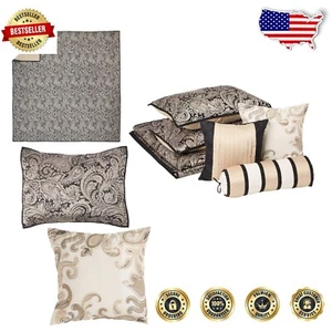 Classic Lightweight Coverlet Bedding Set – Jacquard Paisley Design for Easy Care - Picture 1 of 8