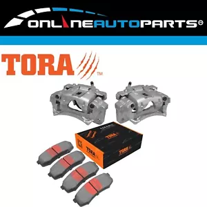Rear Disc Brake Calipers + Pads for Toyota Landcruiser 105 Series FZJ105 HZJ105 - Picture 1 of 5