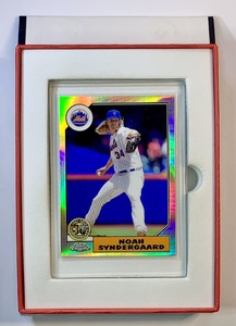 2017 Topps Chrome 1987 Topps Noah Syndergaard REFRACTOR SP - New York Mets