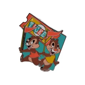 Disney Pin 2023 Play in the Parks Mystery Chip & Dale Ticket Banners #161119 - Picture 1 of 10