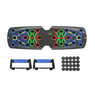 Sistema de tabla push up 28 en 1 Fitness Entrenamiento Entrenamiento Hogar Gimnasio Ejercicio Soportes Foto 1 de 4