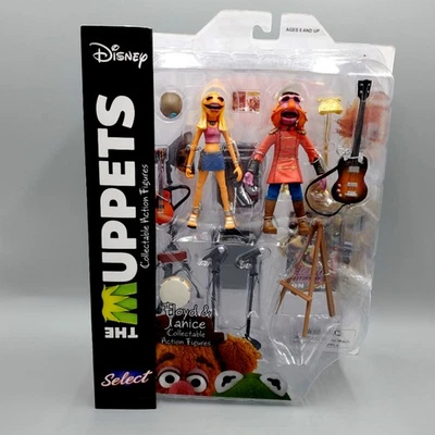 Figura de acción Muppets Janice Floyd Pepper juego eléctrico Mayhem Diamond Select Foto 1 de 4