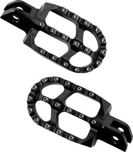 Moose Passenger Footpegs Black #276739 Harley Davidson - Picture 1 of 1