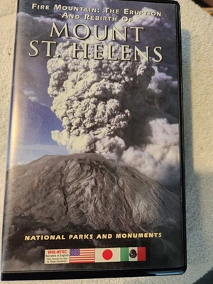 Fire Mountain: The Eruption & Rebirth of Mount St. Helens VHS 1997 - Image 1 of 2