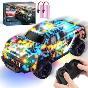 Remote Control Car for Boys 4-7, RC Pickup 1/24 Scale Light-up Mini RC Car fo... - Picture 1 of 7