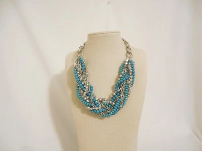 Thalia Sodi Chain-Link Beaded Statement Necklace Q600 $49 - Image 1 of 4