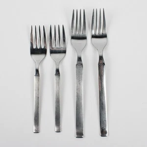 Lot Of 4 Splendide SPL10 (Stainless) Flatware 2 Dinner Forks 2 Salad Forks - Picture 1 of 5