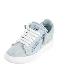 Giuseppe Zanotti Denim Women’s Sneakers Sz US 8 EU 38 - Picture 1 of 6