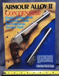 Thompson/Center Arms Armour Alloy II Contender sales brochure - Picture 1 of 4