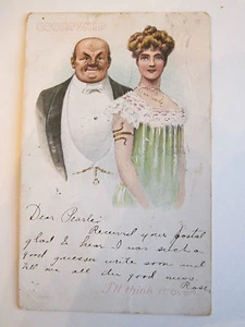 TARJETA POSTAL "CORTEJO" 1907 DE STEWART & WOOLF, LONDRES - SERIE 469 - OFC-B -19 - Imagen 1 de 1