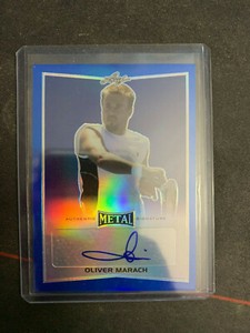 2016 Leaf Metal Oliver Marach Blue Auto 21/50