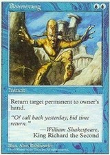 4 Boomerang - LP - 5th Edition - mtg - x4 4x