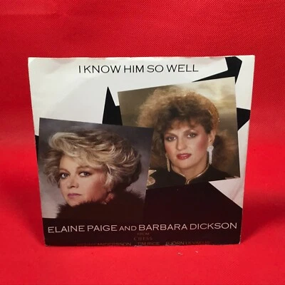 ELAINE PAIGE & BARBARA DICKSON I Know Him So Well 1984 UK 7" vinyl Single A - Image 1 of 4