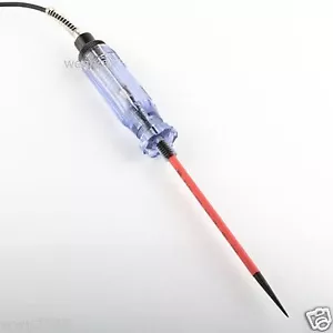EXTRA LONG 6-12 VOLT CIRCUIT TESTER / TEST LIGHT PROBE CHECK AUTO TRUCK TESTER - Picture 1 of 2