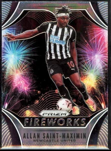 2020-21 Panini Prizm Premier League #16 Allan Saint-Maximin Fireworks United - Picture 1 of 2