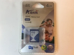 Adata SDHC Turbo Class 6 Memory Card●4GB●New - Picture 1 of 4