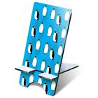 1x 3mm MDF Phone Stand Emperor Penguin Pattern #24510