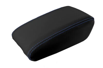 Se adapta a Acura CL 2000-2003 tapa de consola de PVC cubierta de reposabrazos puntada azul Foto 1 de 4