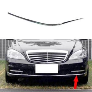 1x Parachoques delantero izquierdo moldura tira izquierda para Benz Clase S S300 S320 S350 S500 2009-13 - Imagen 1 de 1
