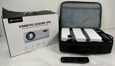 VANKYO Leisure 470 Mini Phone Projector - White New Condition - Image 1 of 4