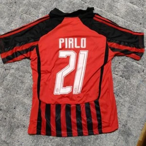 AC Milan Soccer Team Uniform No.21 PIRLO Free Size Length 70cm Width 54cm 07-08 - Picture 1 of 6