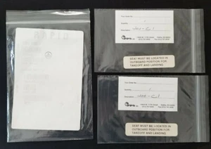 2 each Beechcraft p/n 200C1 Placard, 200-C1 - Bild 1 von 2