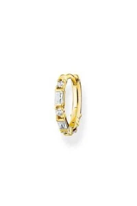 Thomas Sabo Single Hoop Earring Stones Gold TCR666Y - Picture 1 of 1