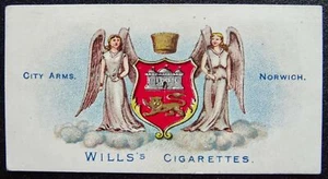 No.45 NORWICH Borough Arms 2nd Series (1-50) by W.D.& H.O.Wills 1906 - Picture 1 of 1