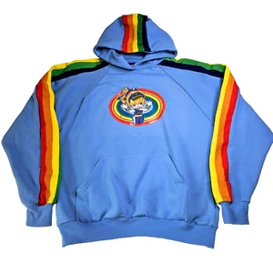 Rainbow Brite Hoodie XL Sweatshirt Pullover Hallmark 80's 90's Childhood Cartoon - Picture 1 of 16