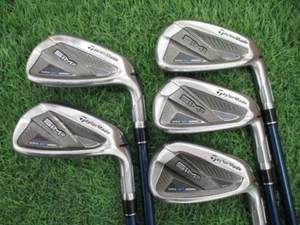 TaylorMade SIM2 MAX Iron Set 5 Clubs 6-Pw TENSEI BLUE TM60 Stiff Flex - Picture 1 of 13