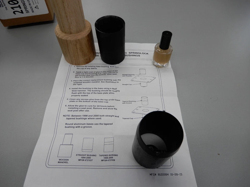 KIT REPARACIÓN PEDESTAL BASE ASIENTO RANGER BOATS 2100038 para Ranger Boats PRE 2005 Foto 1 de 2