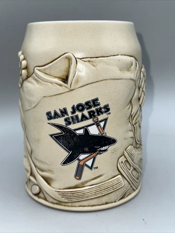 Vintage San Jose Sharks Beer Mug/Stein 20oz Cover