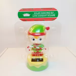 New Solar Powered/Light Powered Dancing Elf Christmas Decoration Window Decor - Picture 1 of 4