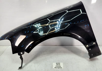 ✅2007-2017 OEM Lincoln Navigator передняя левая панель крыла со стороны водителя черная ПРИМЕЧАНИЕ* - Изображение 1 из 4