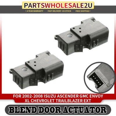 2x Atuadores de porta de mistura para Isuzu Ascender GMC Envoy XL Trailblazer EXT 604-130 - Imagem 1 de 4