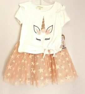 Btween dress top skirt tutu fancy Peach Princess Dress Up Pretend Play outfit - Picture 1 of 10