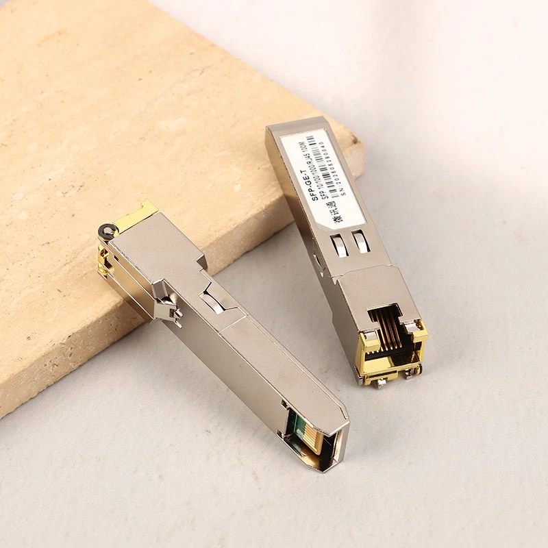 1/2Pcs SFP-Modul 1G RJ45 Port Faser SFP Transceiver Optischer Ethernet-Schalter