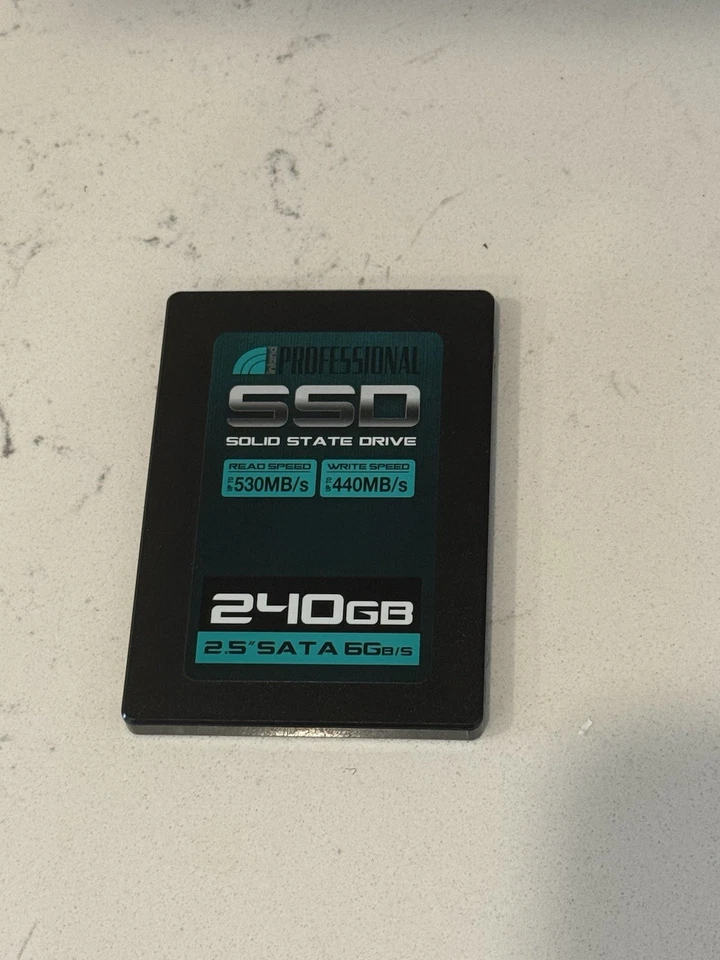 (FOR PARTS) Inland Professional 240GB 2.5" SATA III Solid State Hard Drive - Image 1 of 3
