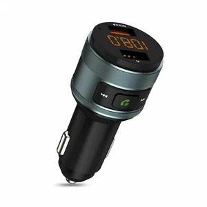 Bluetooth FM Transmitter Auto Radio MP3 Player QC 3.0 Adapter Dual USB Ladegerät - Bild 1 von 10