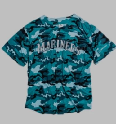 Seattle Mariners- ARMED FORCES CAMO JERSEY- Presale- 4/12/25 SGA- Extra Large