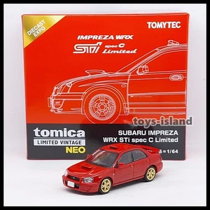 Tomica Limited Vintage LV Subaru Impreza WRX STi Spec C DIECAST EXPO Red TOMYTEC - Picture 1 of 11