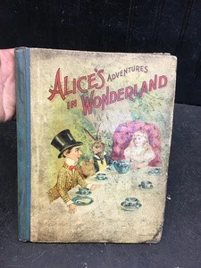 RARE 1899s Alice's Adventures in Wonderland by Lewis Carroll ILLUS John Tenniel - Imagen 1 de 10