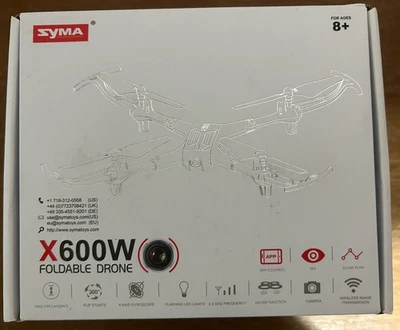 Drone Plegable Nuevo en Caja-SYMA X600W-Negro Foto 1 de 4