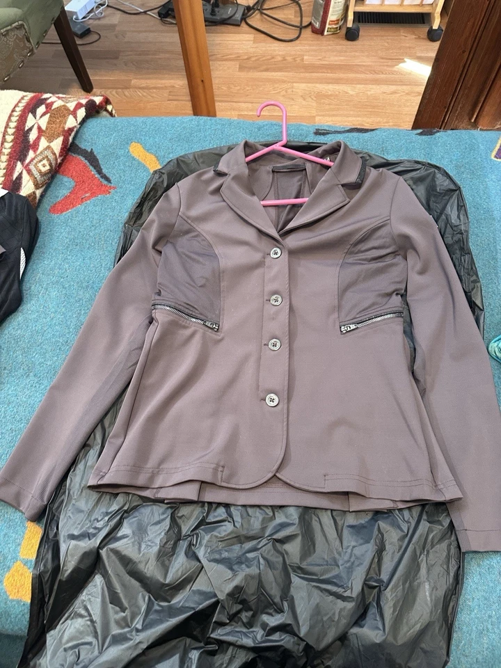 COLOR RARO! Abrigo de Competición Equestrian Stockholm Mujer Talla LG, Noche Sin Luna Foto 1 de 1