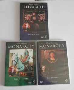David Starkey DVD Bundle Elizabeth Monarchy Series 1 &2 Channel 4 TV Shows - Picture 1 of 5