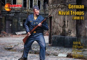 Mars 32016 1:32 German Naval Troops WWII - Picture 1 of 2