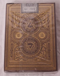 2022 The Guild of Artisans Theory11 Luxury Playing Cards: Gold Edition - sealed - Picture 1 of 6