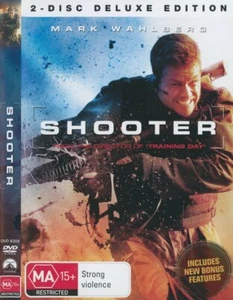Shooter DVD (Region 4) VGC 2 Disc Deluxe Edition Mark Wahlberg - Picture 1 of 3
