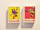 2 Stück Radiergummi * mit Werbung der Sparkasse * 24 x 33 x 8 mm  