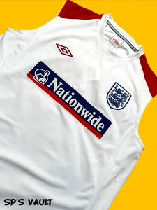 England Umbro Football Training Top Vest 2010/2011 XL Football Shirt Vintage - Picture 1 of 11
